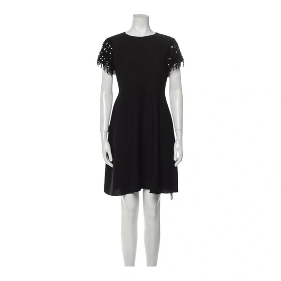 Kate Spade New York Black Sequin Fringe Swing Dress NWT - Picture 5 of 7